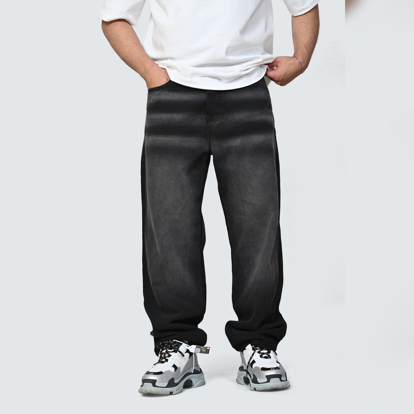 100% Egyptian Cotton Jeans – Premium Fabric – Loose fit jeans