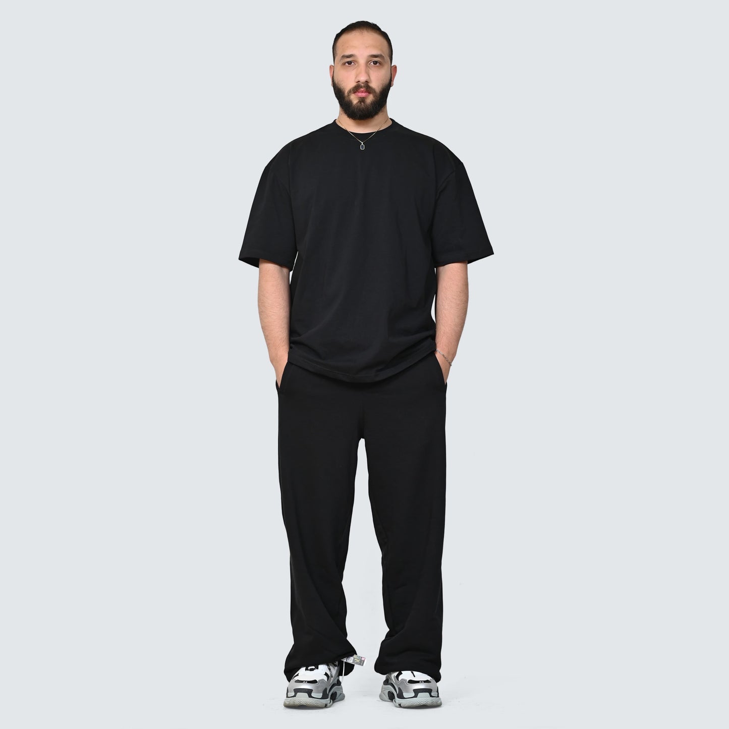 100% Egyptian Cotton Pants – Premium Fabric – RELAXED FIT TECHNICAL JOGGER TROUSERS