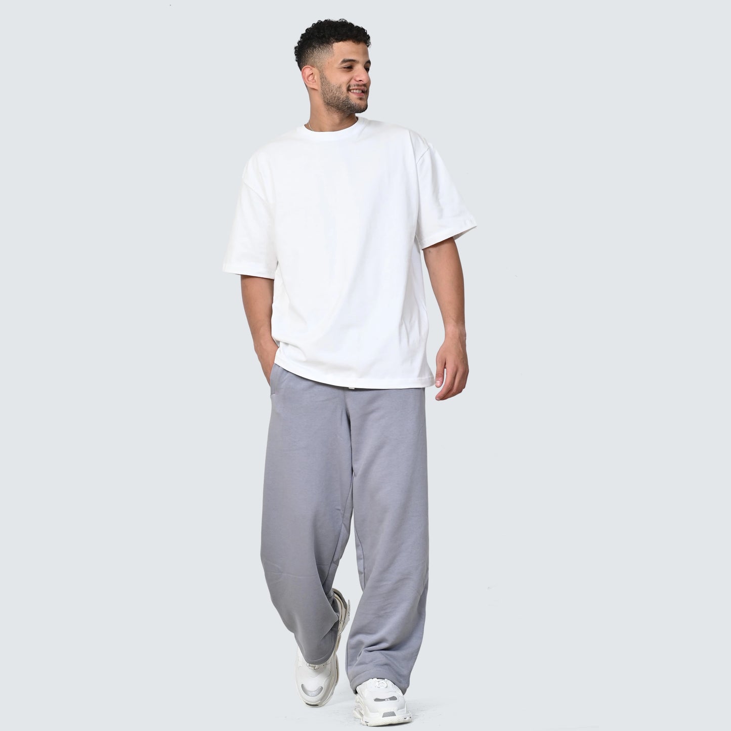 100% Egyptian Cotton Pants – Premium Fabric – RELAXED FIT TECHNICAL JOGGER TROUSERS