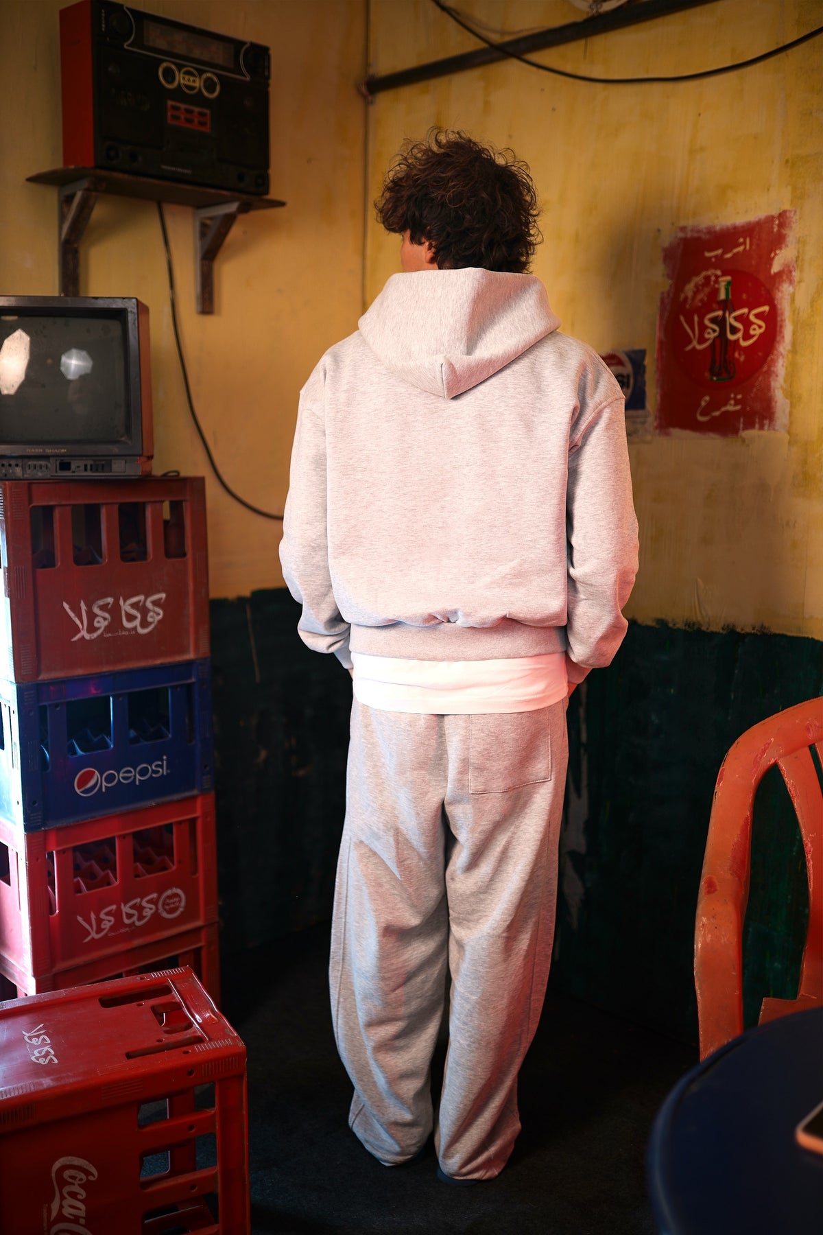 Grey Zip-Up Hoodie & Sweatpants Set - Casual Co-ord | WW26SET001