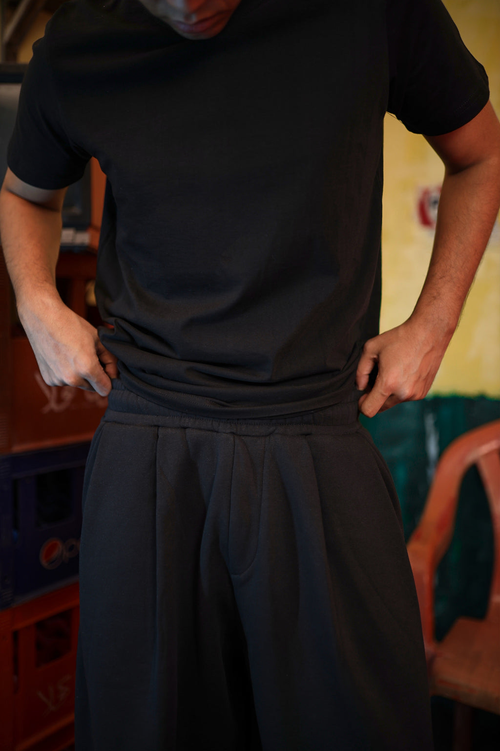 Short Sleeve Regular Fit T-Shirt in Black - Everyday Basic | WW26TS0017